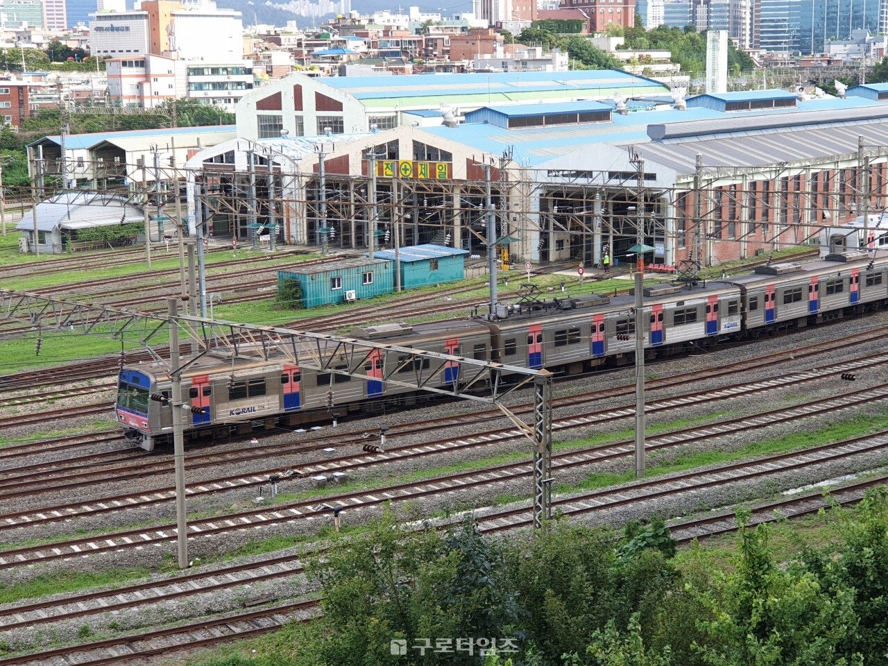 구로차량기지 모습 (구로타임즈 사진DB)